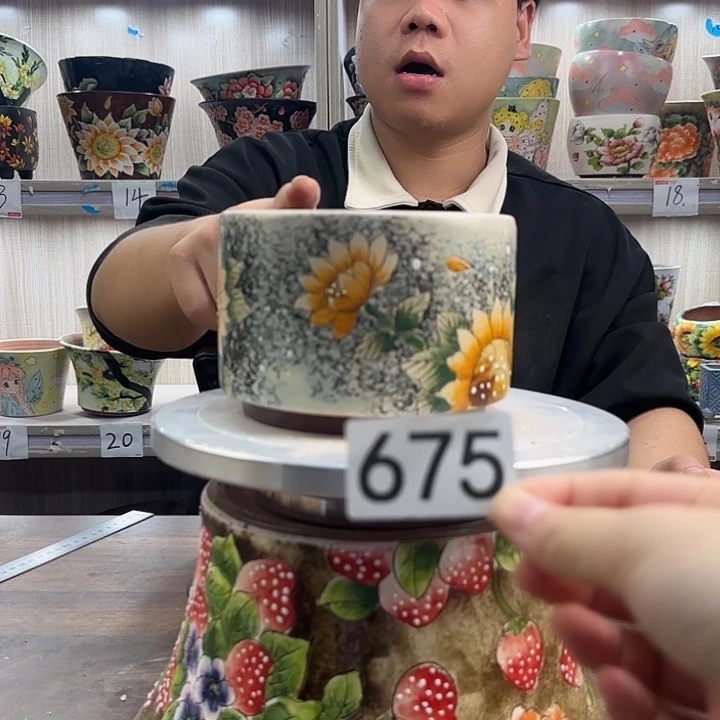 紫砂花盆瑕疵瑕疵675