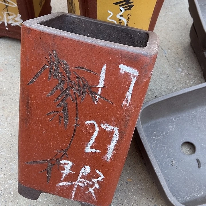 紫砂花盆透气花盆