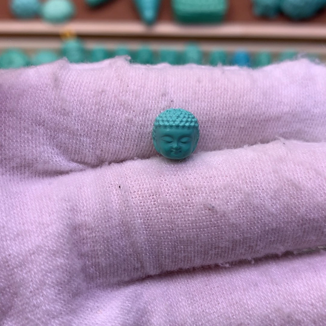 原生态散珠配珠宝宝佛头卡8