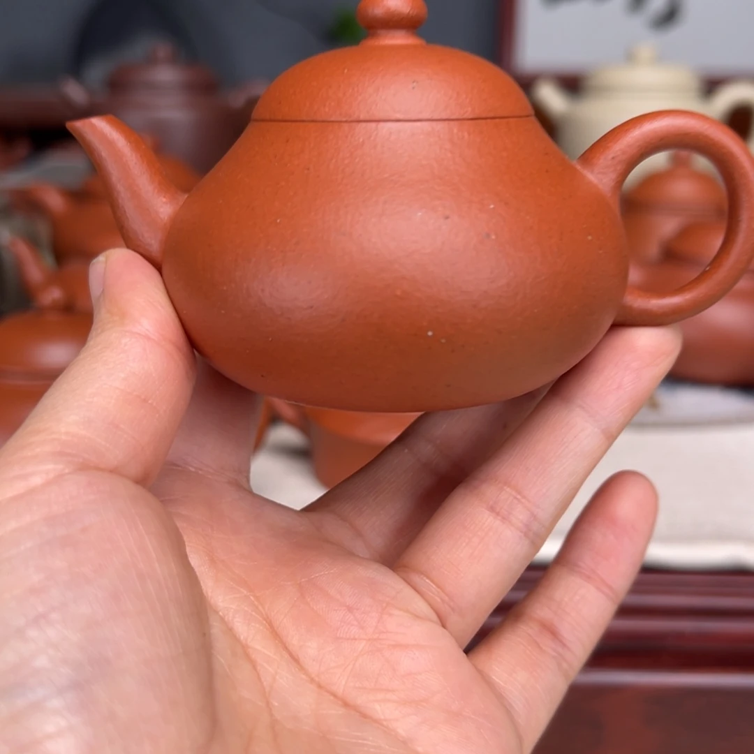 茶壶紫砂宝山红泥120
