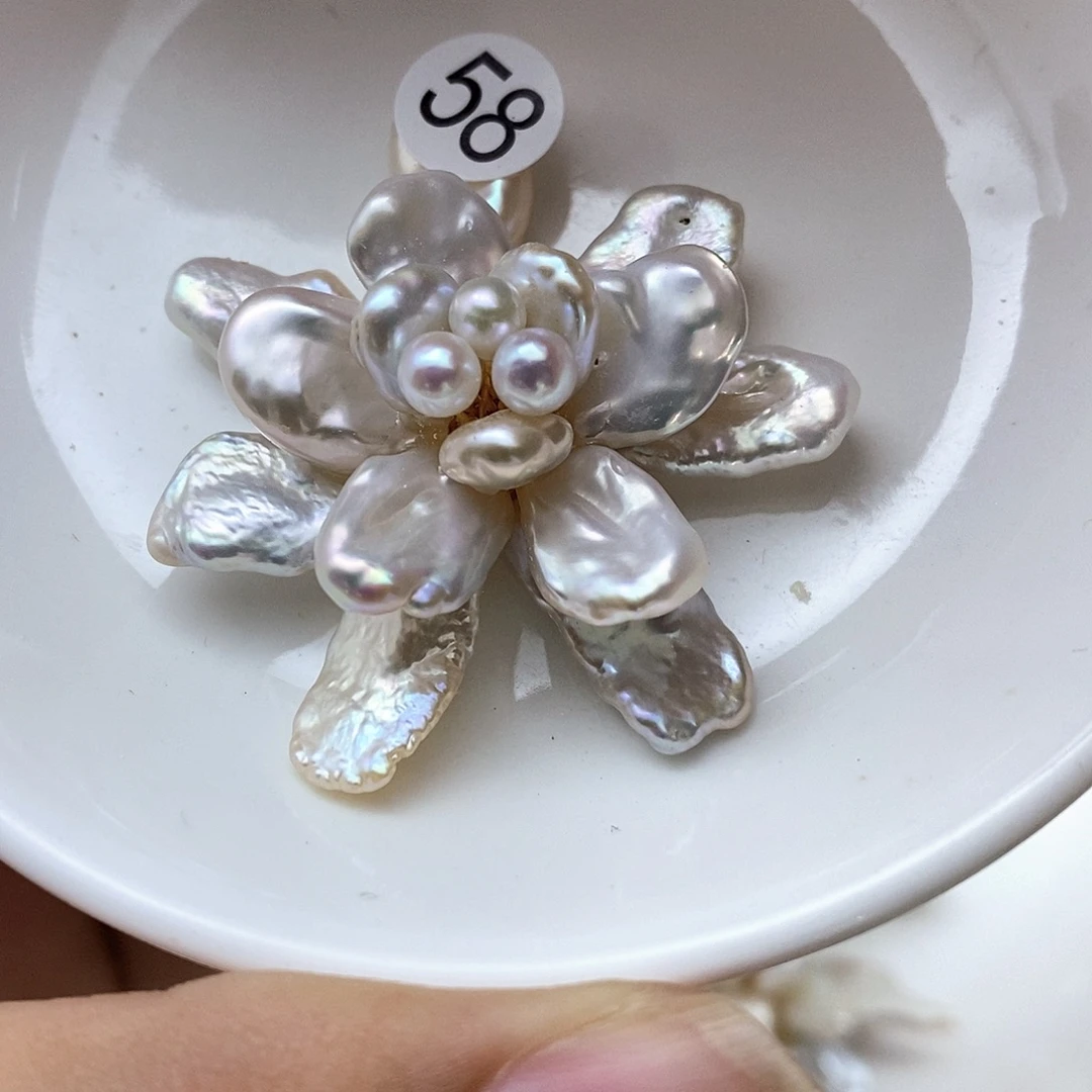 釨***惢合金淡水珍珠吊坠