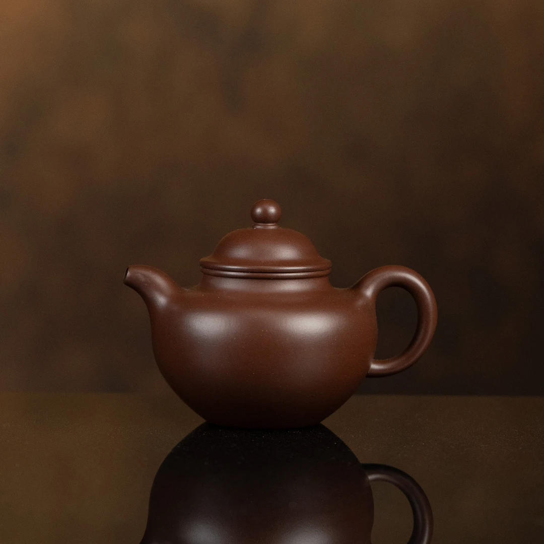 【利贞l掇球】原矿紫泥290cc手工制茶壶茶具DTGT