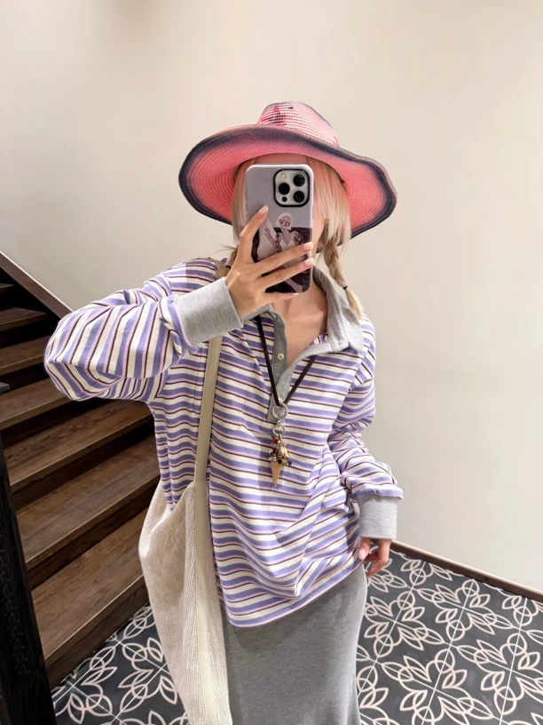 【SANSTORE×JOHN联名系列】条纹Polo 25秋冬