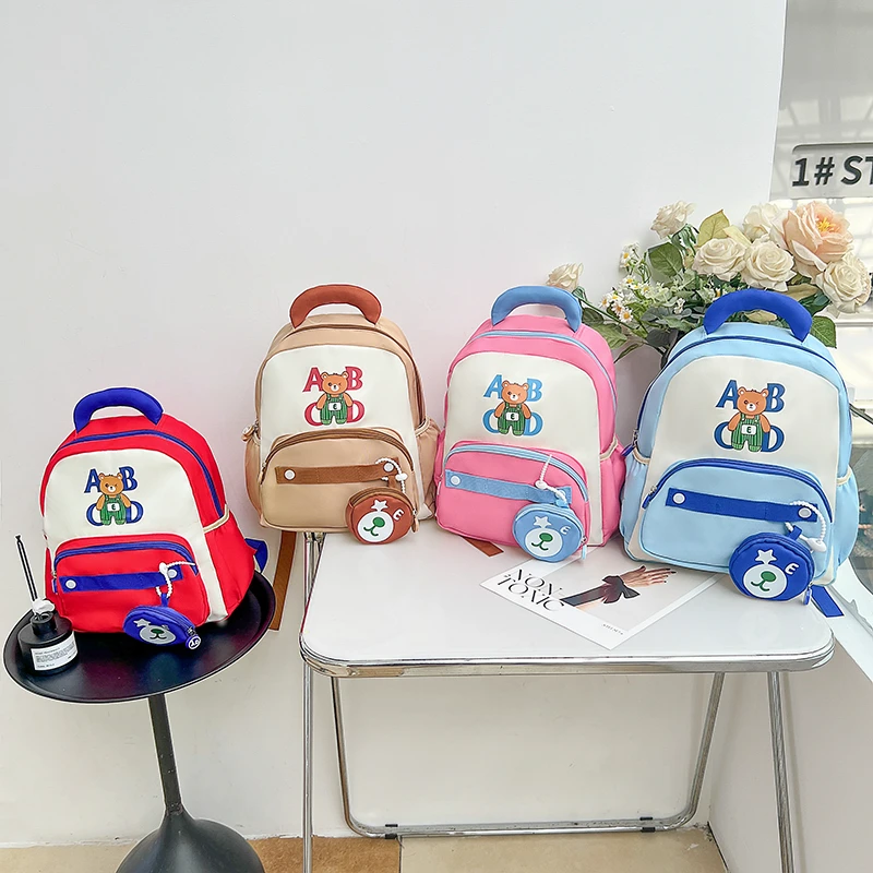 儿童幼儿园书包旅游双肩包校园轻便宝宝女孩出游书包可爱卡通背包