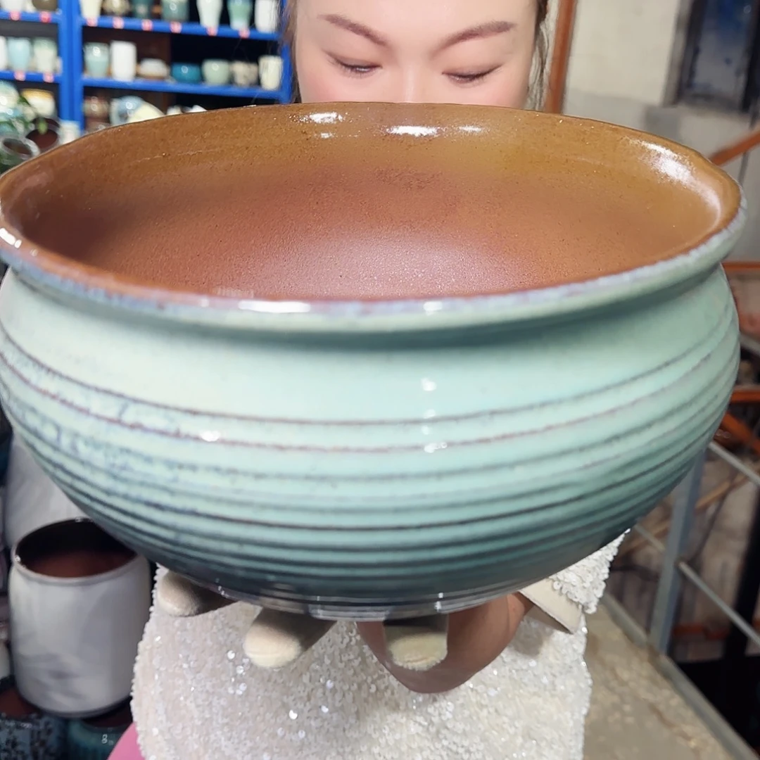 花盆紫砂高14口25