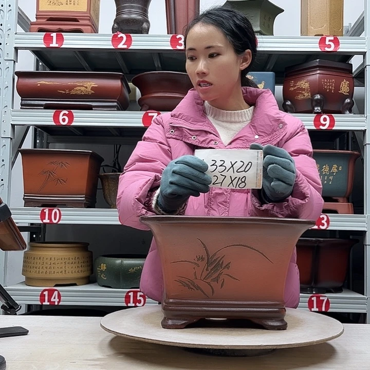 紫砂花盆紫砂花盆