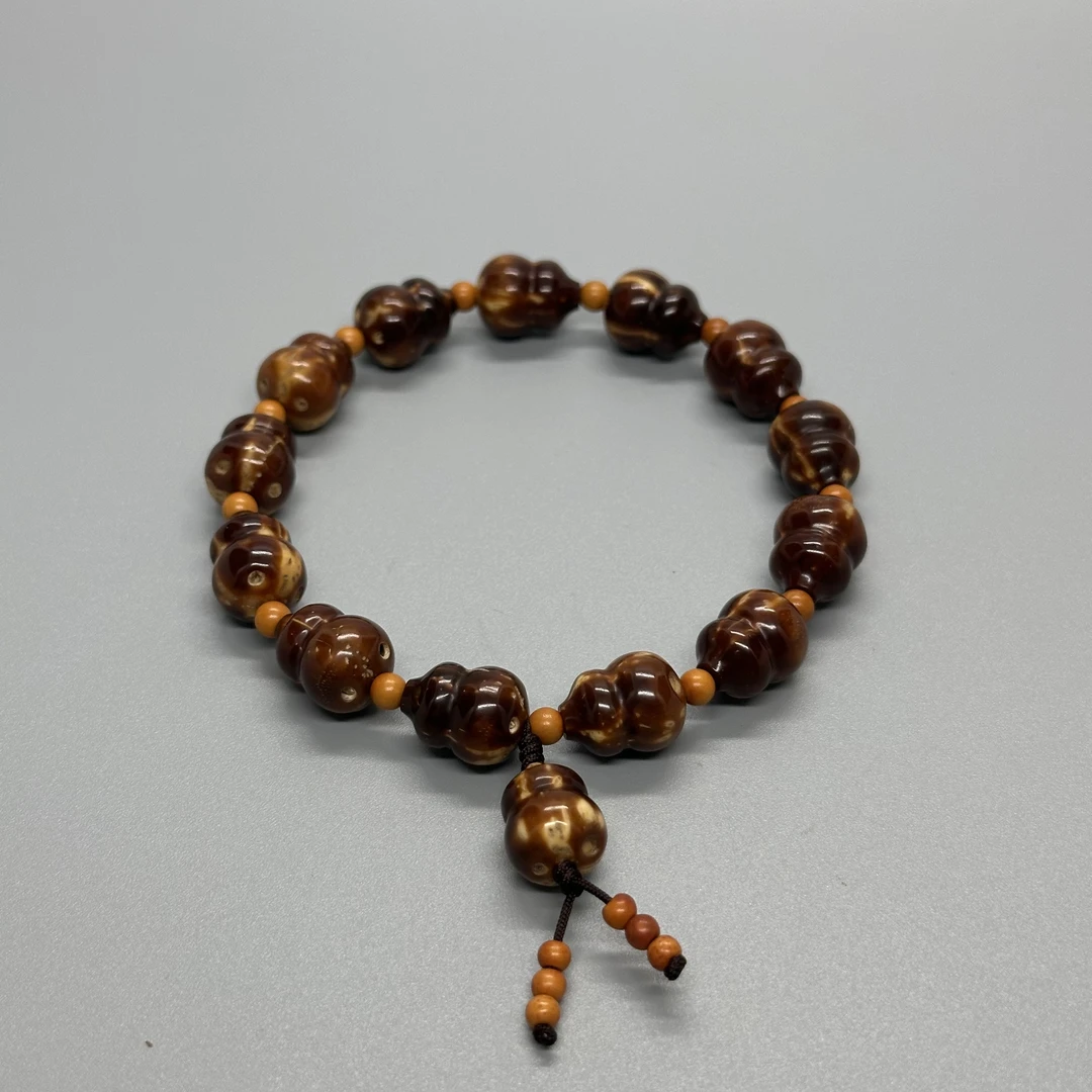 【D4529】紫金鼠火焰鼠“小葫芦”手串12mm左右男女同款