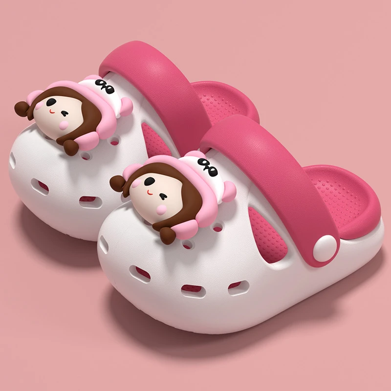 儿童拖鞋夏季2025新款防滑防臭1-10岁宝宝婴幼儿洞洞鞋男女童凉拖