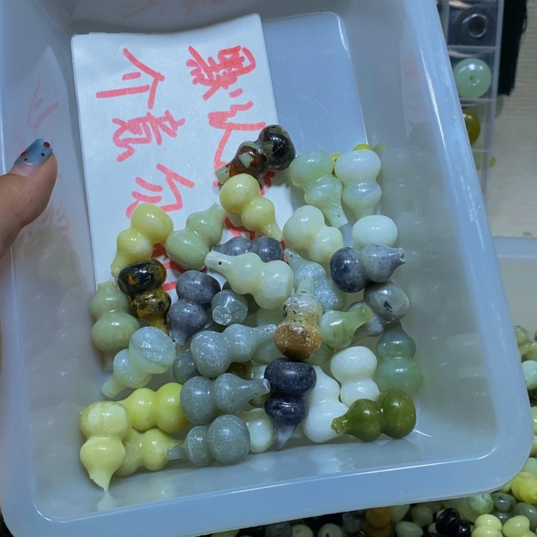 蛇纹石玉未镶嵌毛衣链27