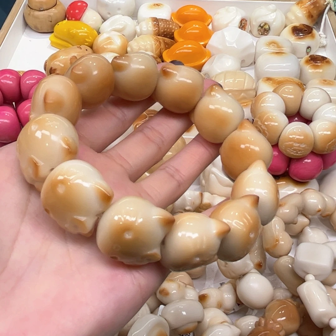手串菩提根/象牙果9.14.38象牙果炭烤kt猫头