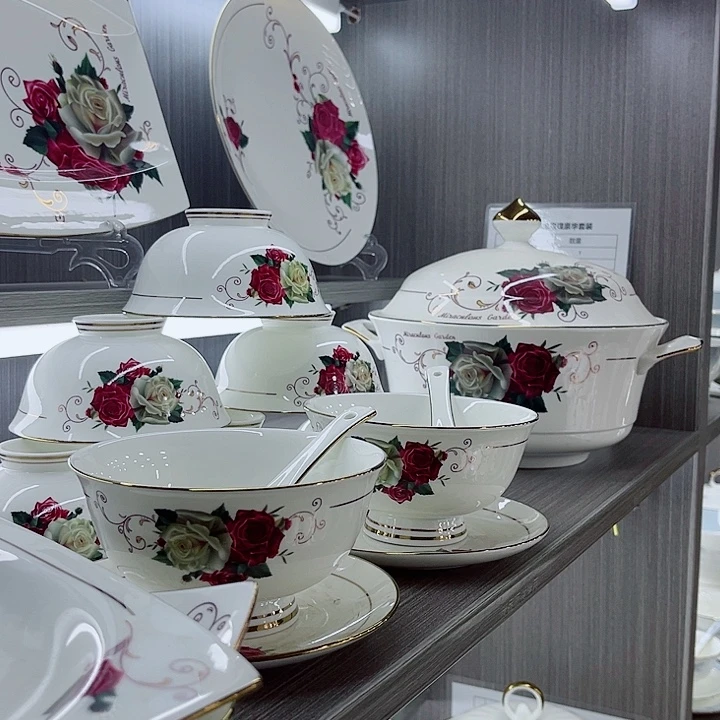 丫***丫景德镇钻雅陶瓷餐具