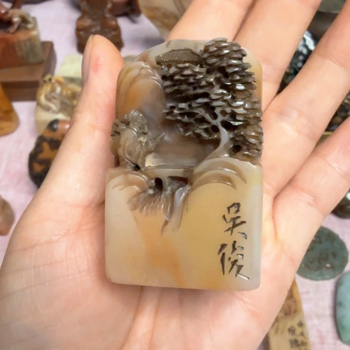 千***鹰石材桌面摆件 小摆件