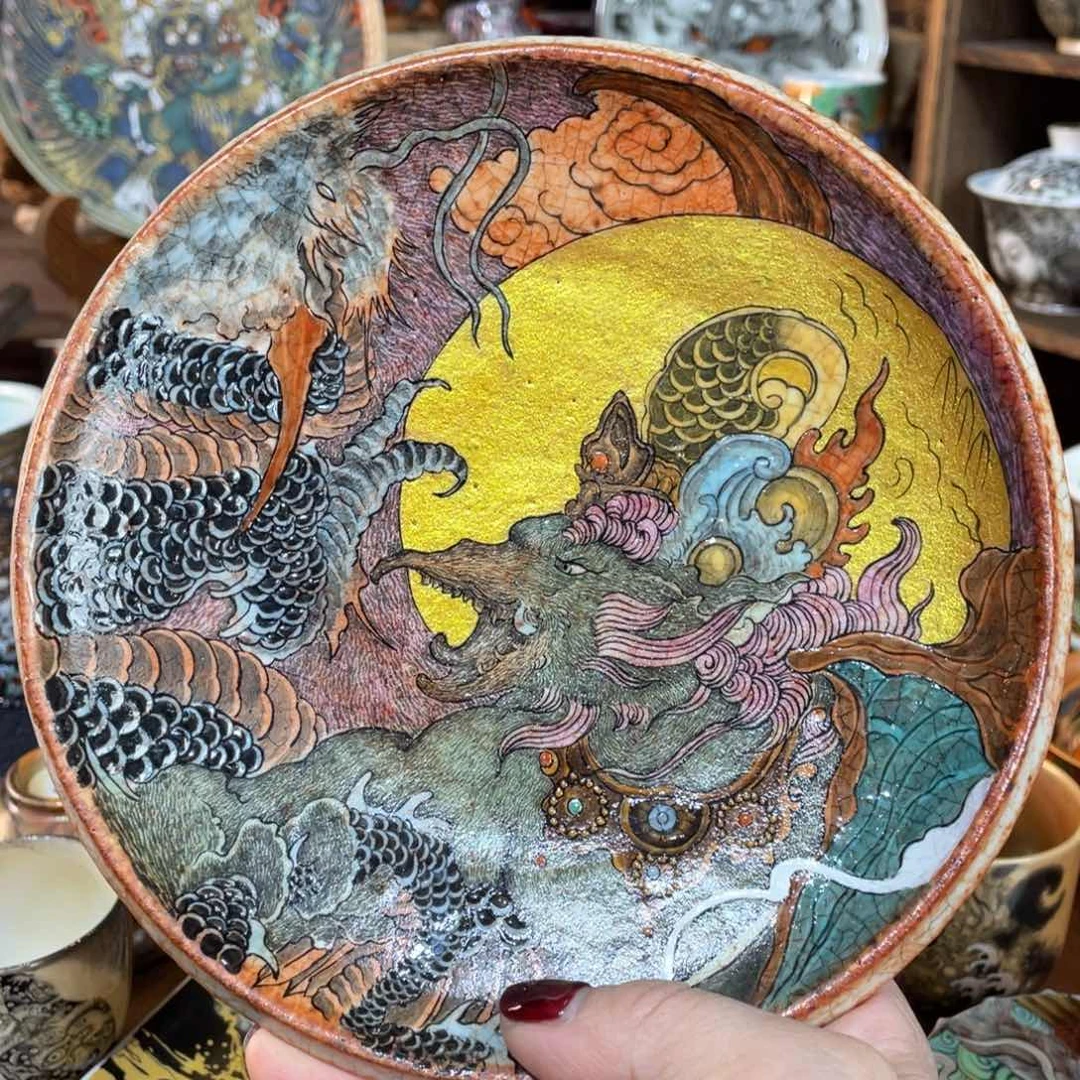 【闪购商品】金翅大鹏壶承 唐卡艺术