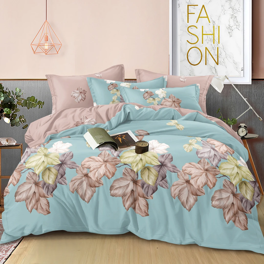 2025新款超柔斜纹水洗仿棉手感亲肤柔软透气四件套