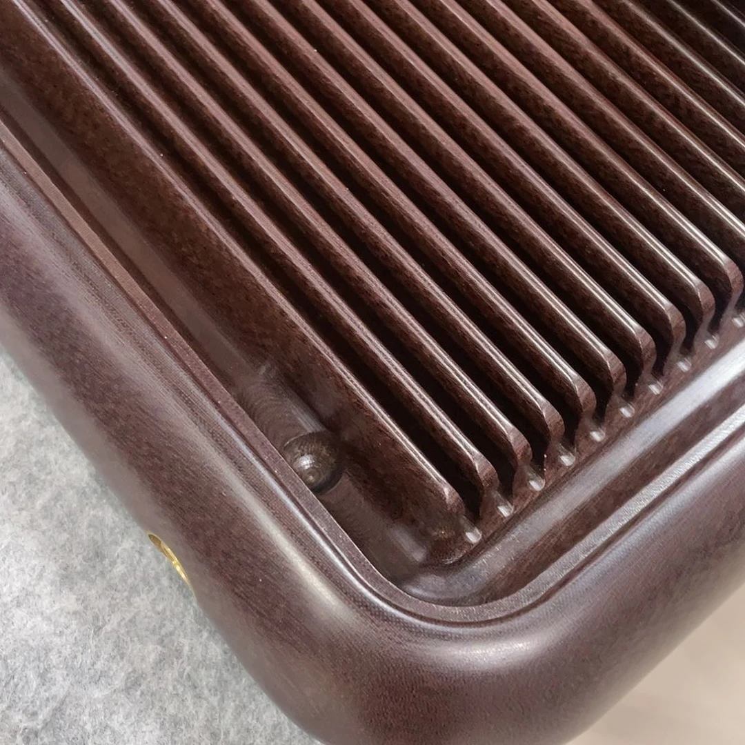 【闪购商品】磊电木茶盘紫龙纹60/40/5