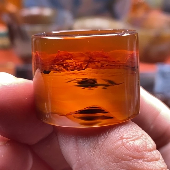 太***哥玛瑙/玉髓未镶嵌戒指