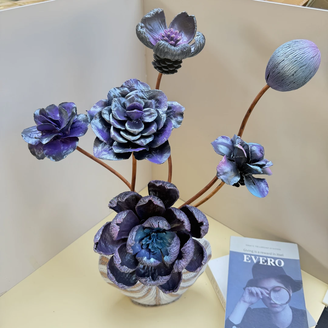 【花一专属】手工干花客厅摆件永生花简约卧室客厅家居摆件