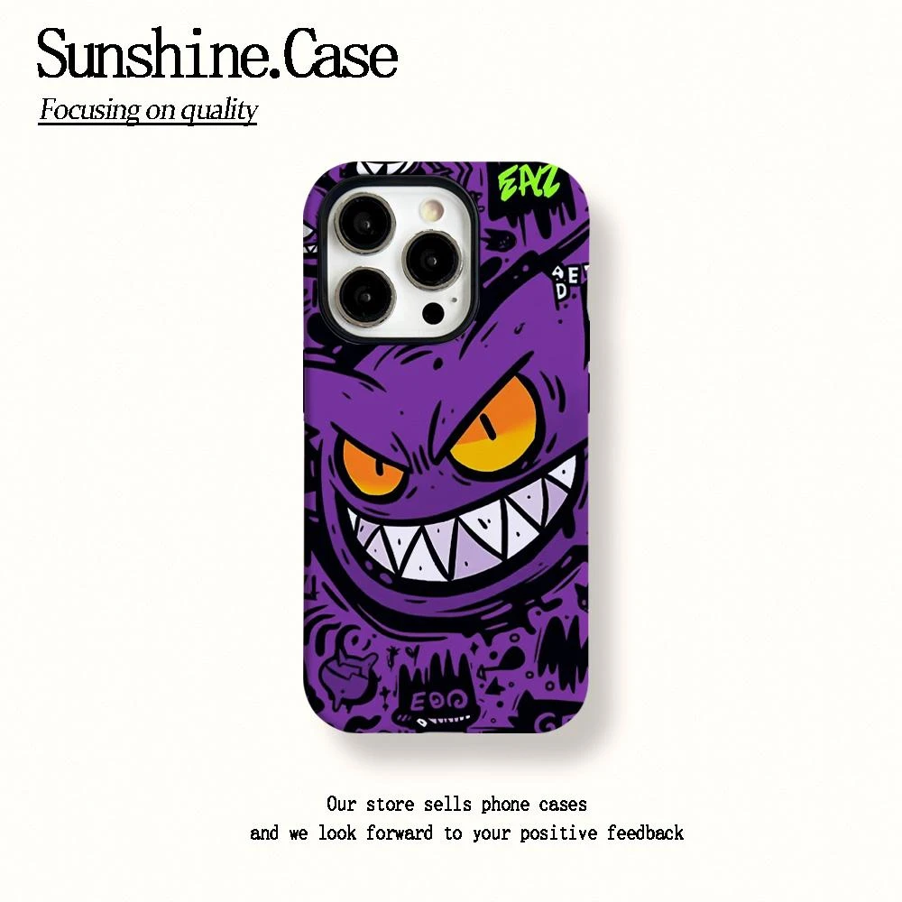 奥菲顿耿鬼表情适用iPhone16/15pro菲林手机壳华为vivo小米oppo套