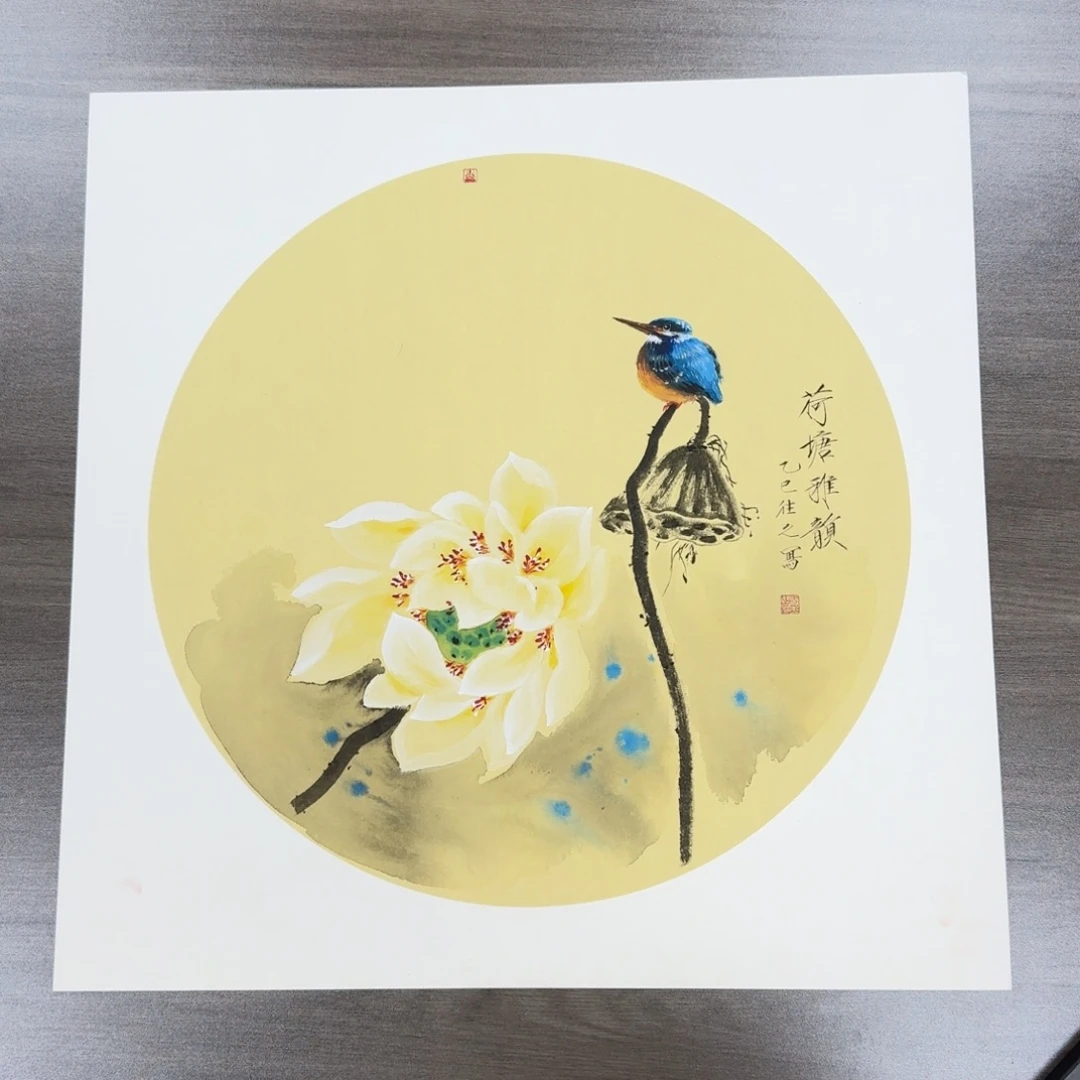 国画国画作品山水花鸟