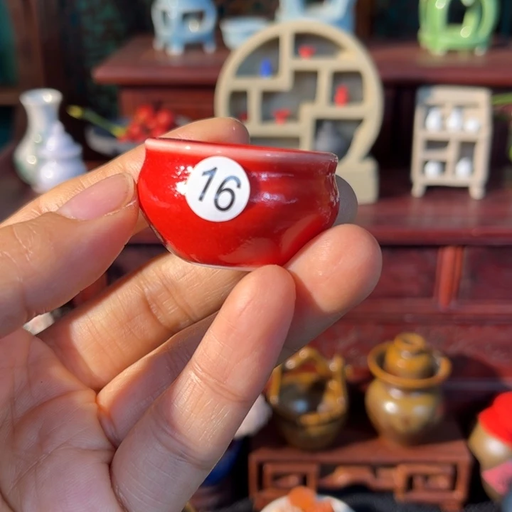 摆件微陶老王迷你花瓶