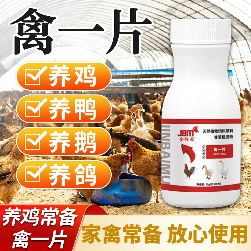 禽一片鸡鸭鹅鸽子兔子家禽专用四季养殖常备可饮水可拌料
