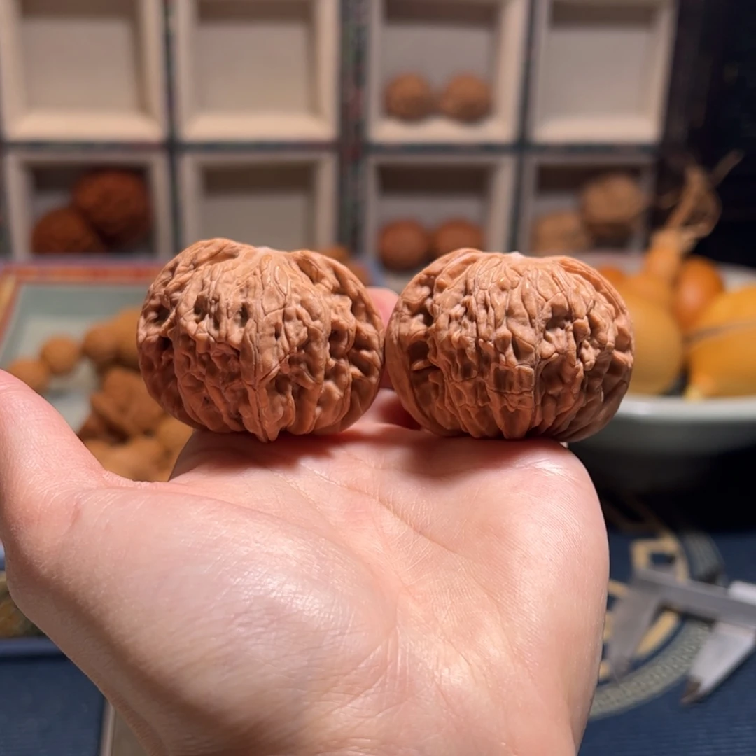 桃核把件45尺全品磨盘