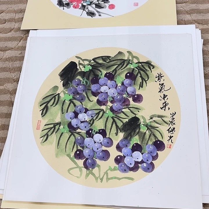 牛***恒国画花鸟等图案和50.50