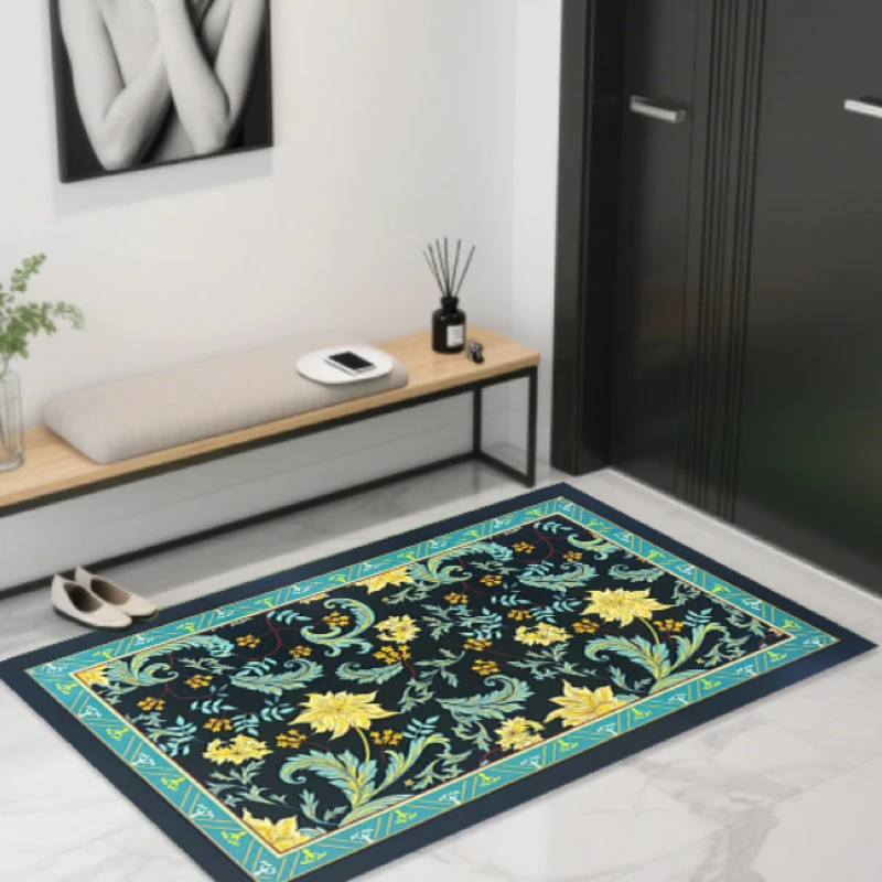 A04-7【80*120】欧式复古风地毯入户客厅沙发床边阳台地垫