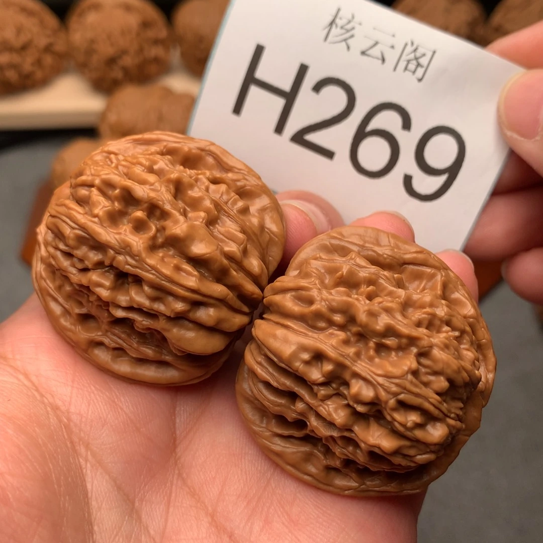 文玩核桃把件y*y41全品四座楼