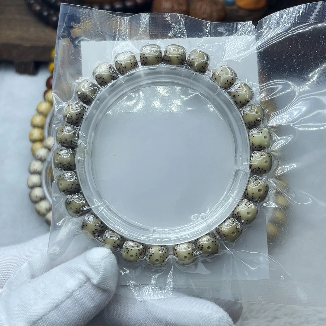 手串星月菩提原生态石玉9✖️8月朗星稀