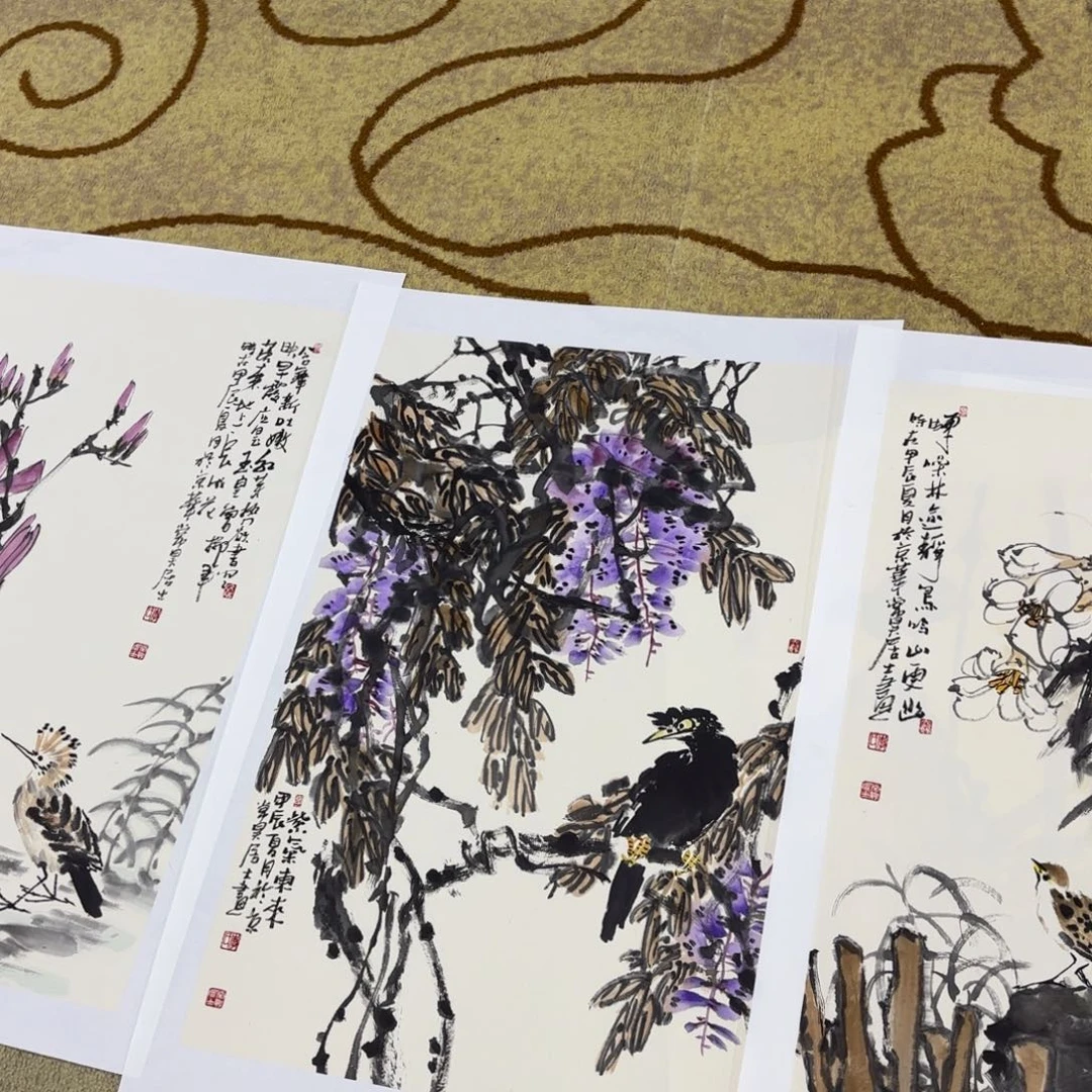 书法展***家李昊四尺三开李欣主播