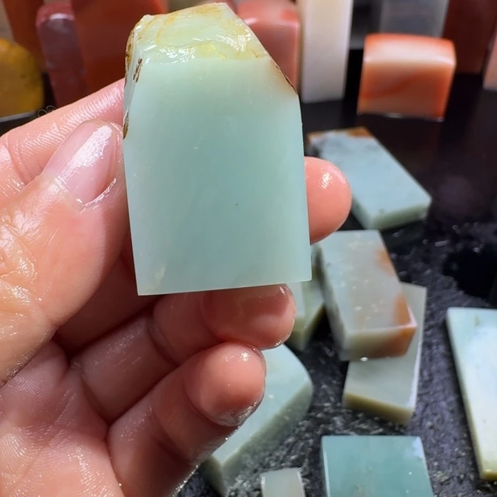 真***称印石昌化石天青石