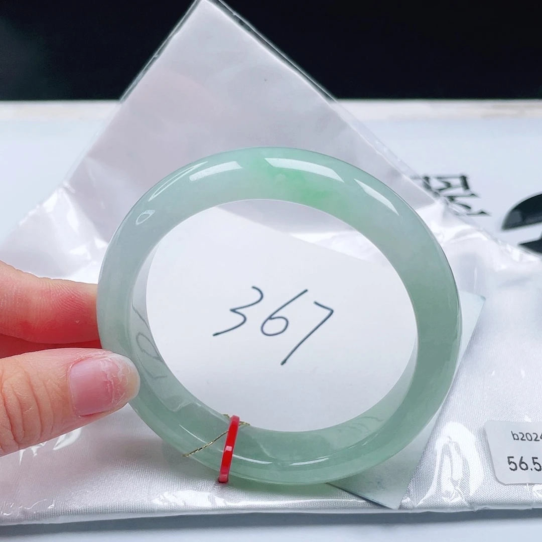 翡翠未镶嵌手镯56+正圈