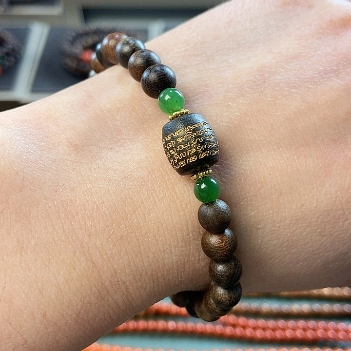 沉香手串0.7红土沉香手串