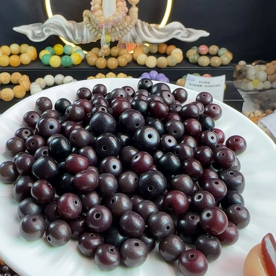 菩提根/象牙果吊坠微瑕卡10黑金红苹果/桶混1000颗批发