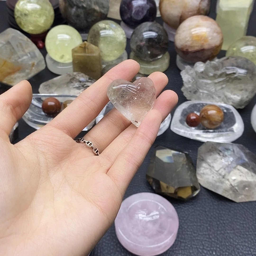 未镶嵌水晶珠宝半成品250水晶石
