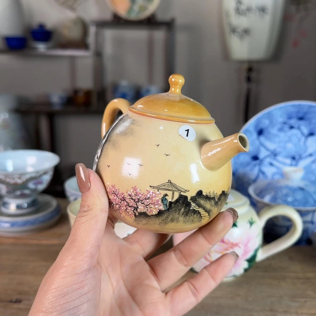 杯景德镇陶瓷柴烧多人