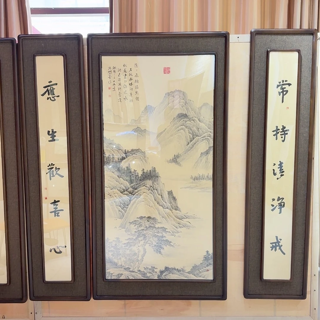 唐****国画真人手绘作品