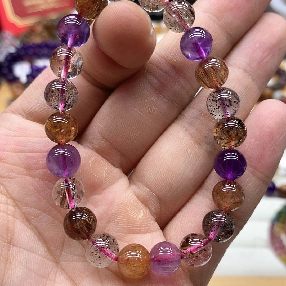 水晶手串未镶嵌天然