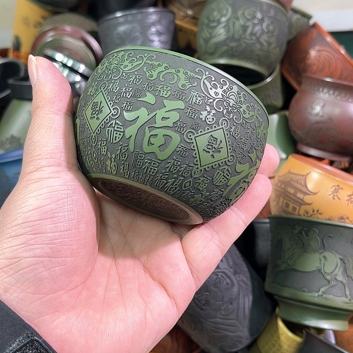 茶杯紫砂全手工紫砂主人杯