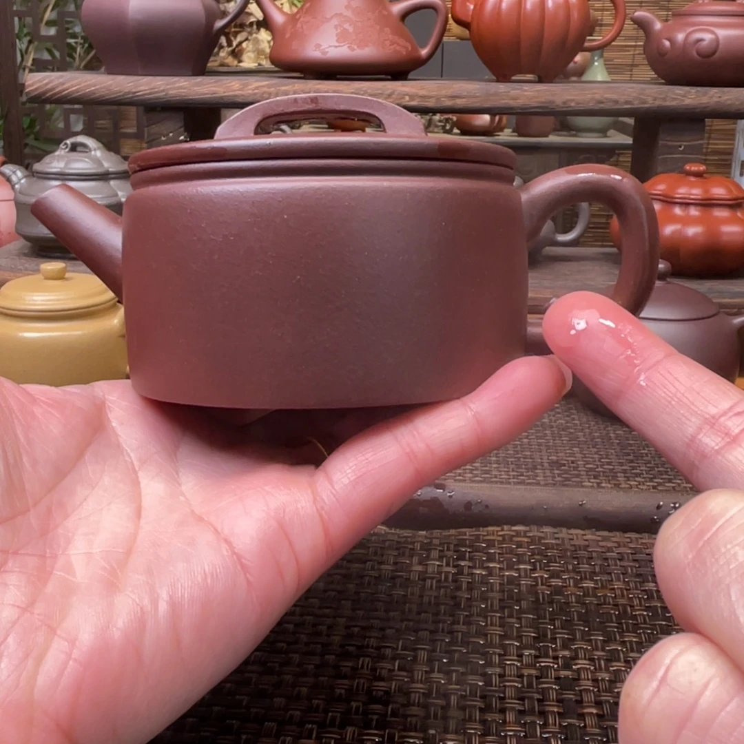 紫砂茶壶宜兴原矿紫砂手工制200