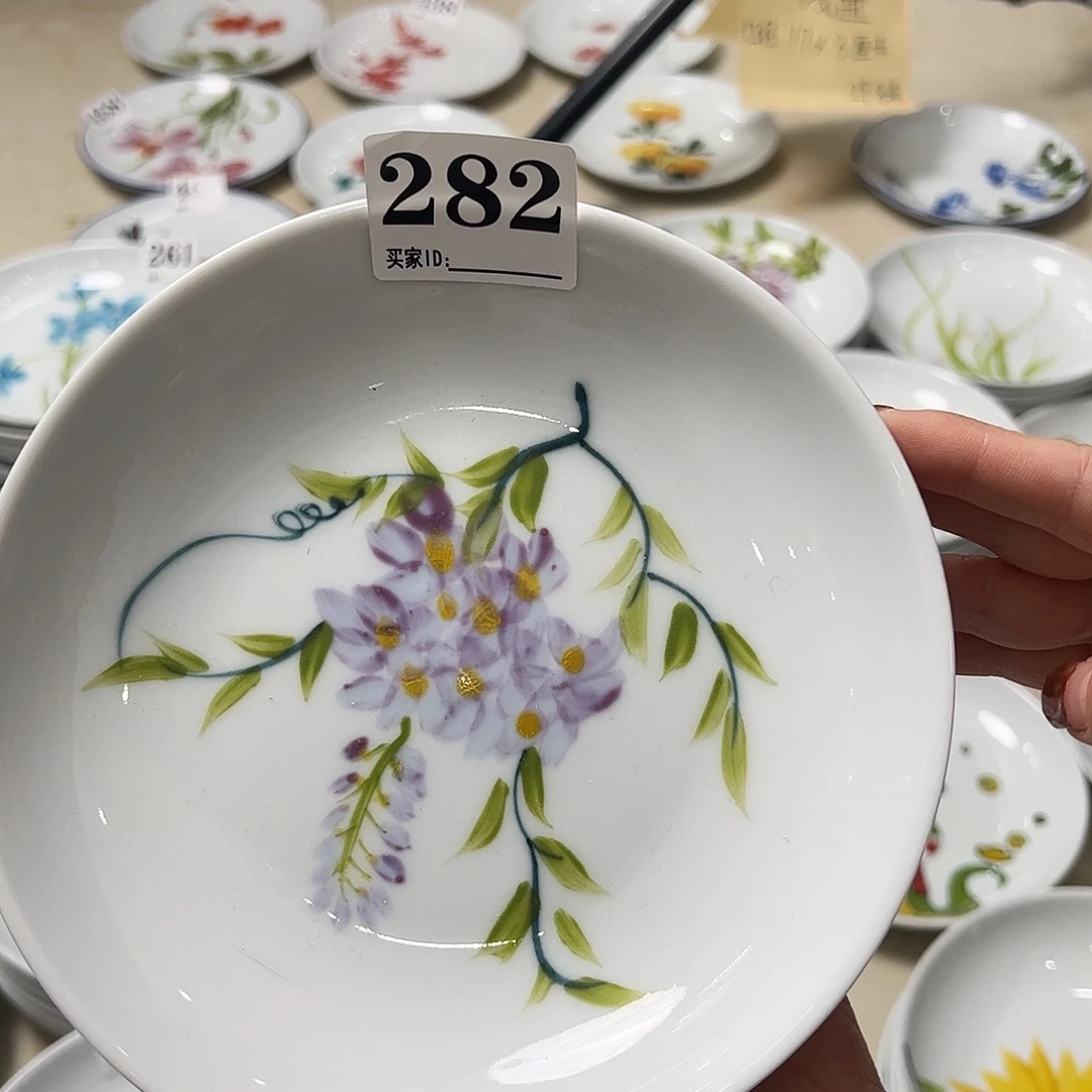 瓷片景德镇陶瓷手工手绘制作