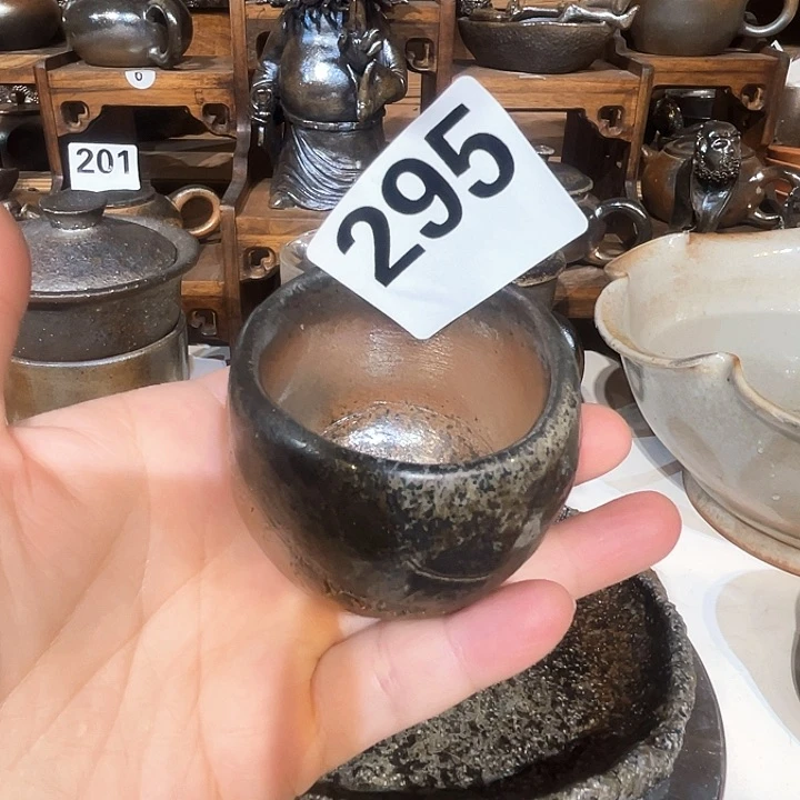 高温柴烧陶泥主人杯