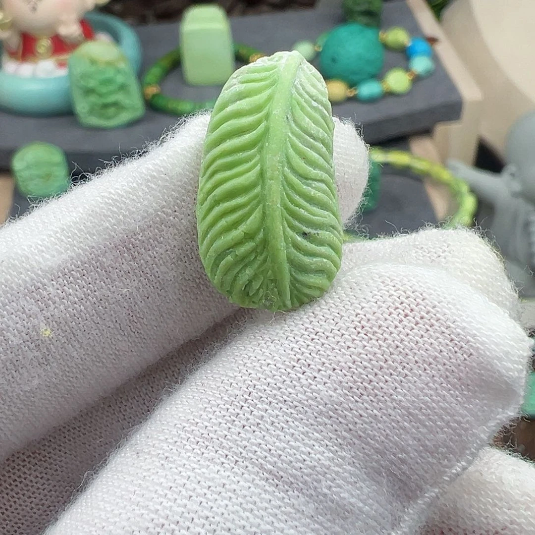 绿松石菜籽黄绿松石Z未镶嵌