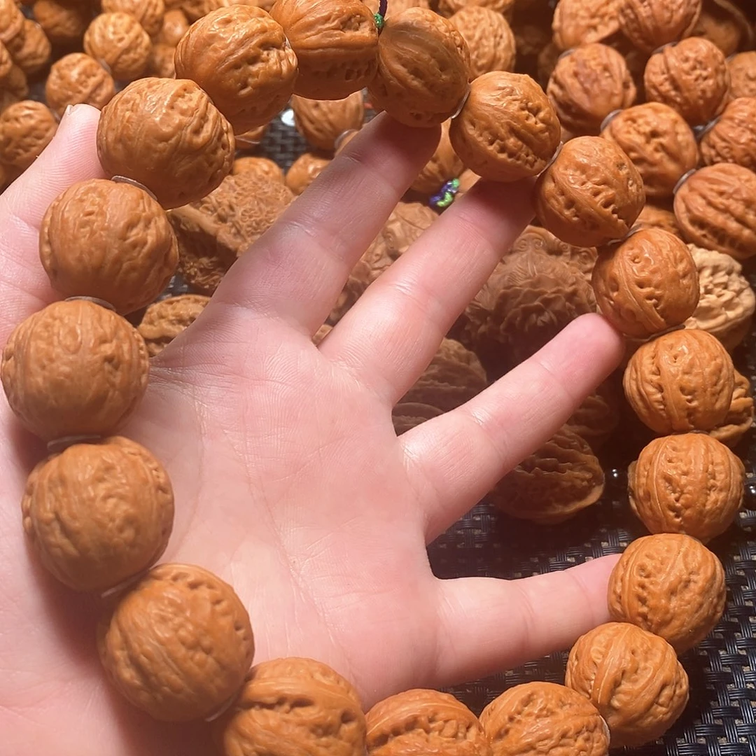 文玩核桃手串光头手持