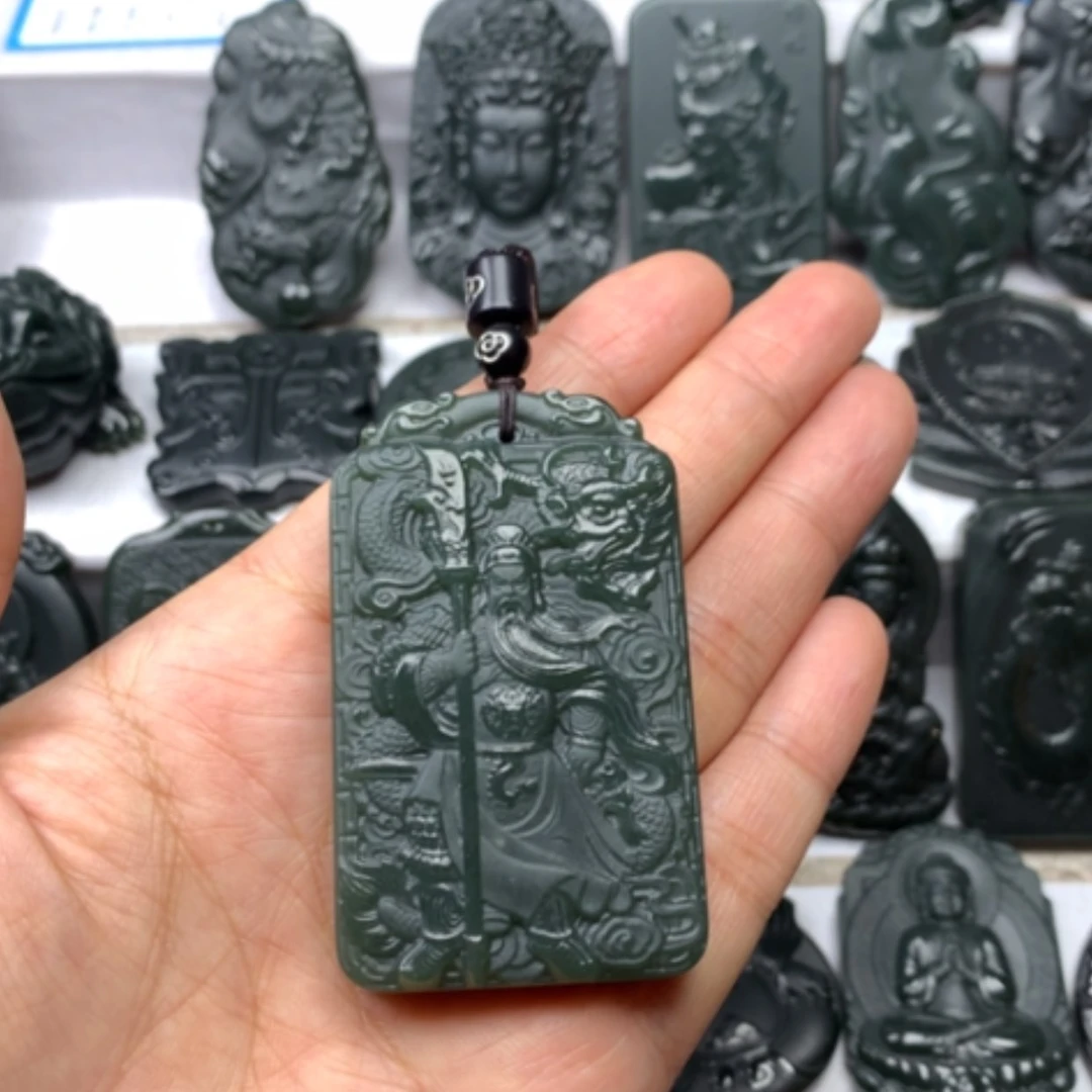 【闪购商品】颈饰未镶嵌和田玉?****?双面雕刻