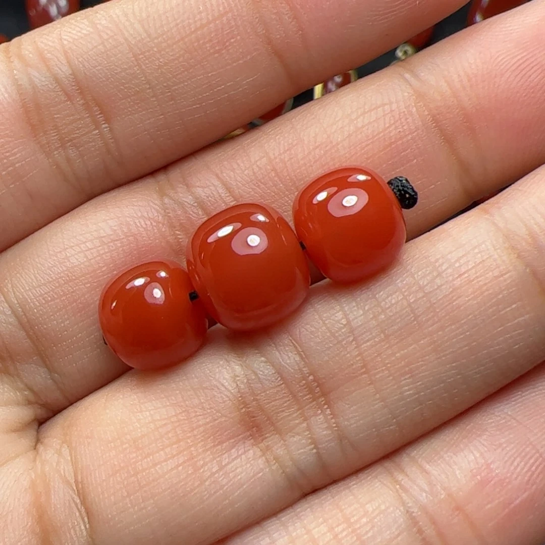 南红玛瑙珠子未镶嵌