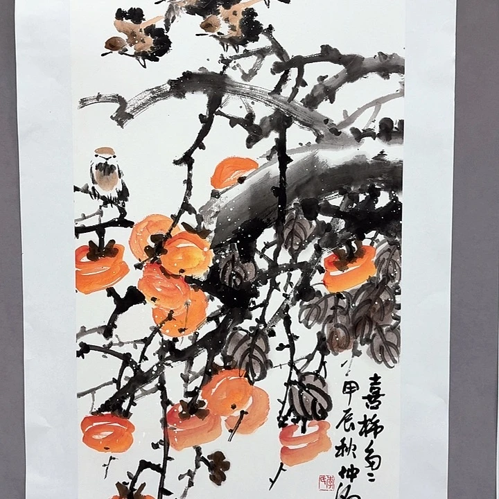 国画亲笔手绘放心去藏