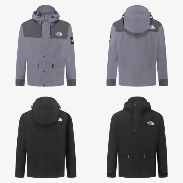 北面THE NORTH FACE 连帽徽标DRYVENT连帽夹克外套 黑色
