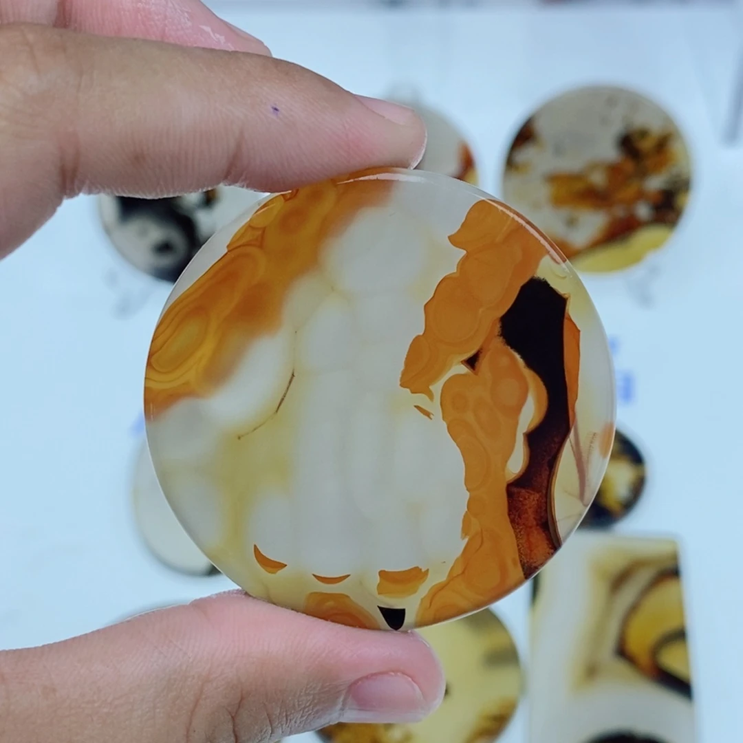 玛瑙/玉髓未镶嵌珠宝半成品